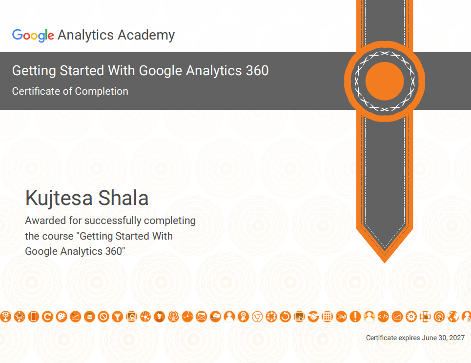 Google Analytics Certification 3