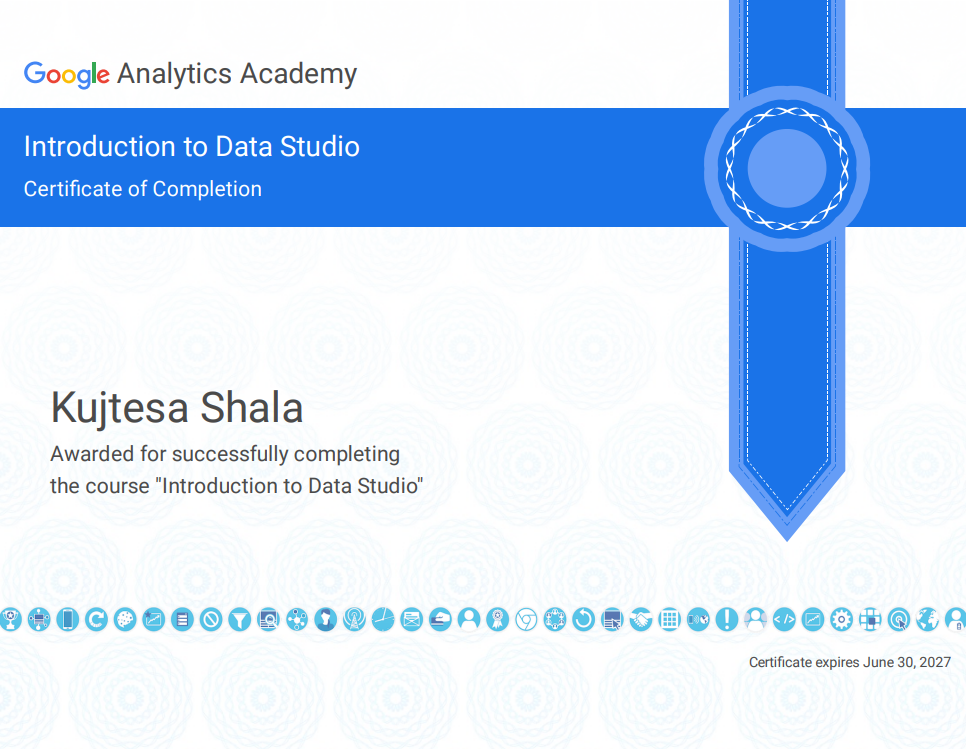 Google Analytics Certification 4