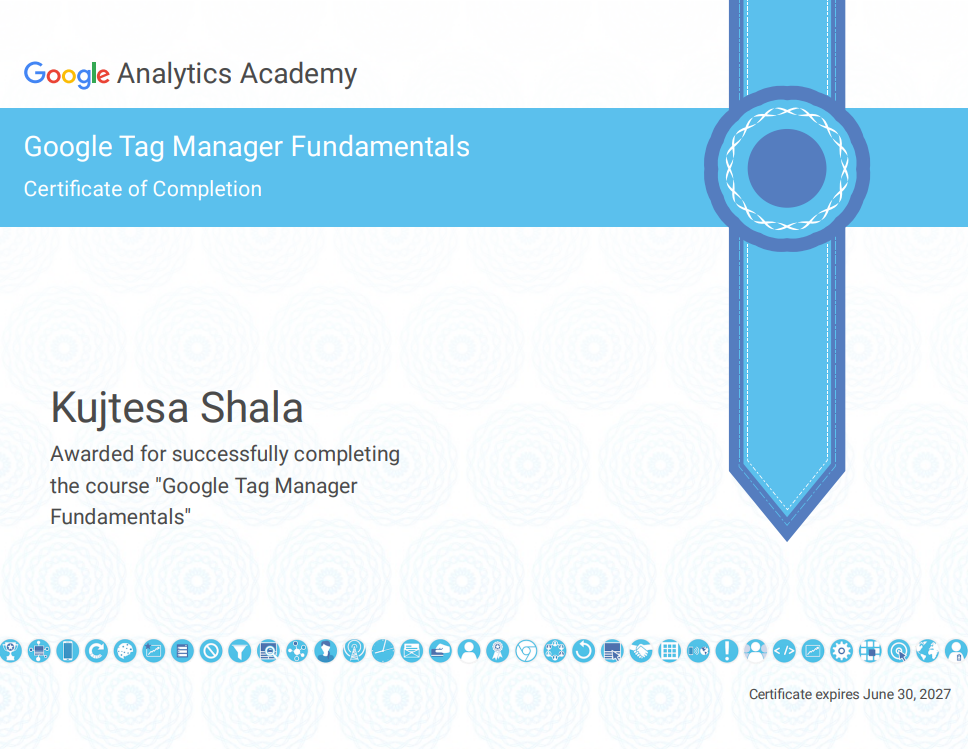 Google Analytics Certification 5