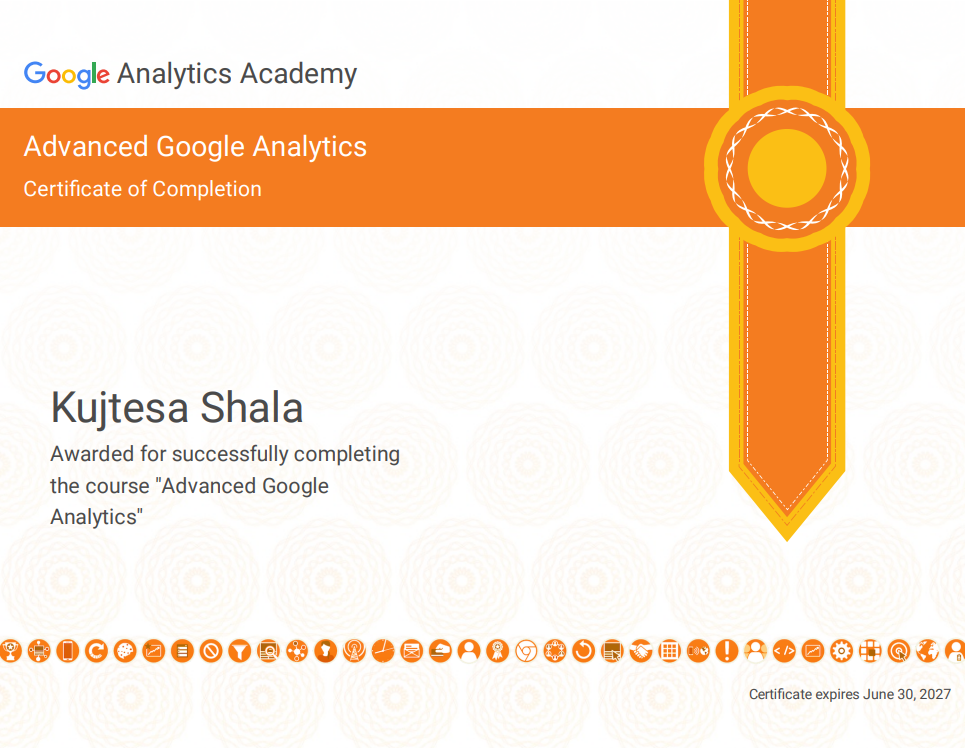 Google Analytics Certification 6