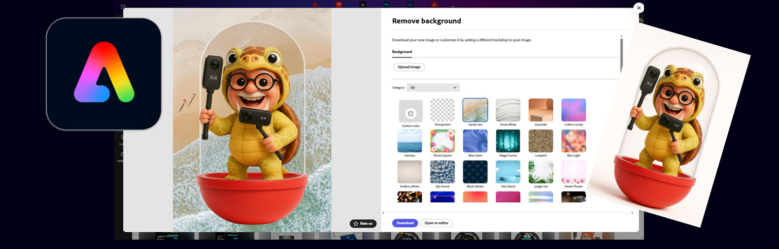 Adobe Express one of my go to tools for easy image editing.